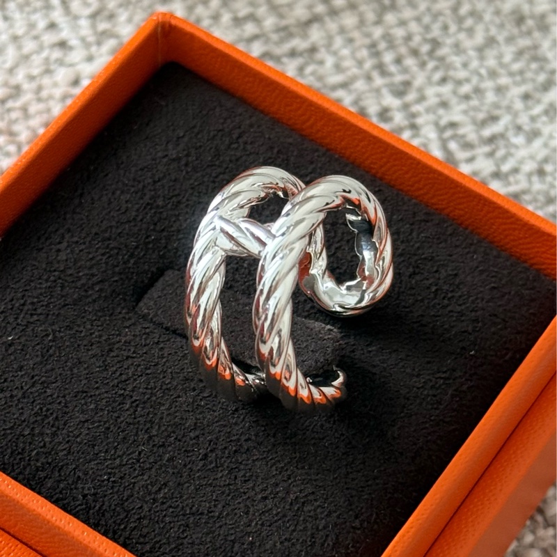 Hermes 2026年新款 925 純銀戒指 size 54-0