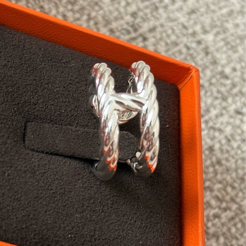 Hermes 2026年新款 925 純銀戒指 size 54-3