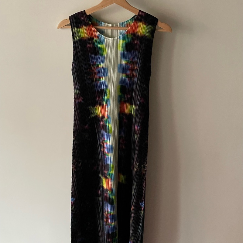 ▪️富貴選物FUGUEI▪️PP  三宅一生藏品級 極光 無袖長洋裝-0