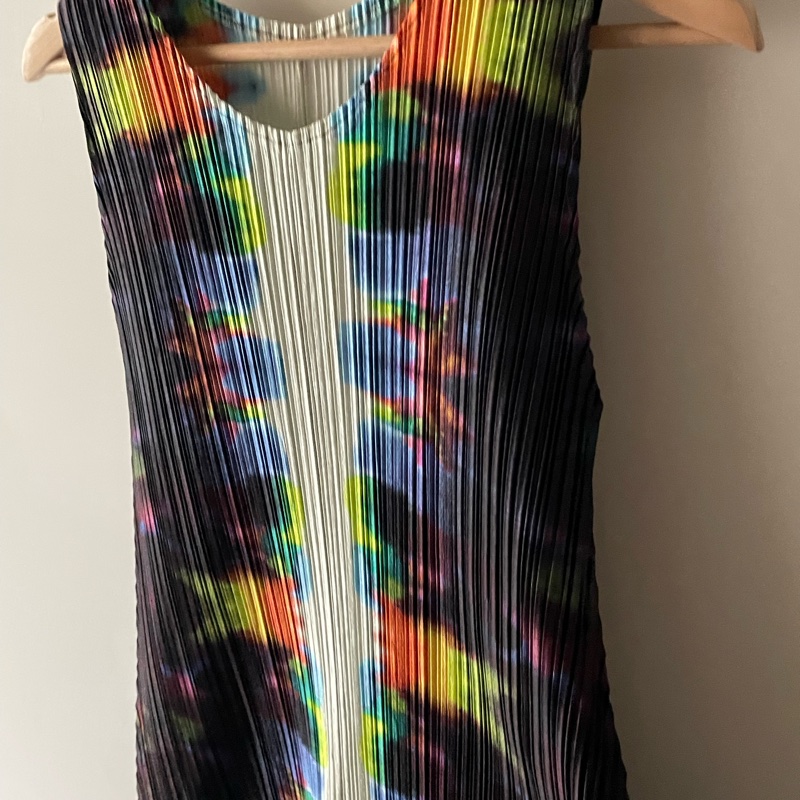 ▪️富貴選物FUGUEI▪️PP  三宅一生藏品級 極光 無袖長洋裝-2