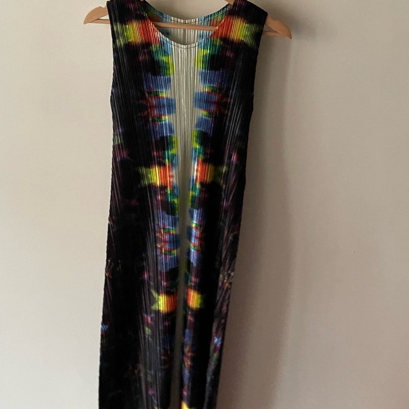 ▪️富貴選物FUGUEI▪️PP  三宅一生藏品級 極光 無袖長洋裝-3