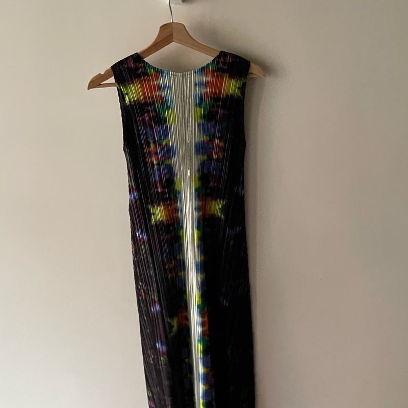 ▪️富貴選物FUGUEI▪️PP  三宅一生藏品級 極光 無袖長洋裝-5