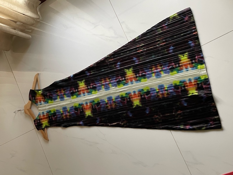 ▪️富貴選物FUGUEI▪️PP  三宅一生藏品級 極光 無袖長洋裝-11