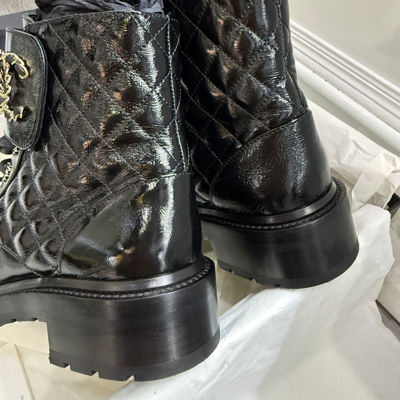 99新香奈兒經典款短靴Chanel boot  尺寸 38碼-1