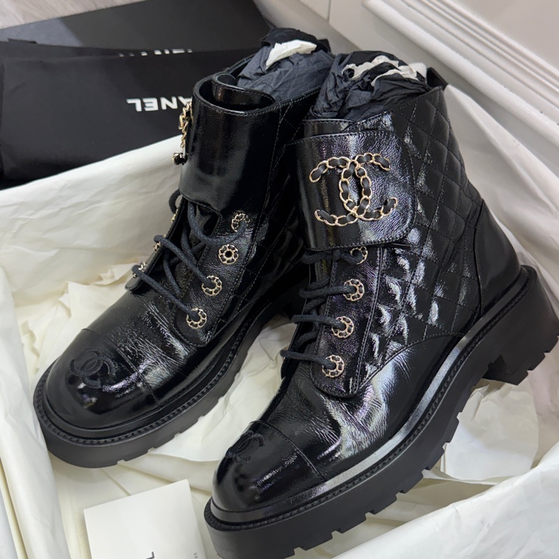 99新香奈兒經典款短靴Chanel boot  尺寸 38碼-9