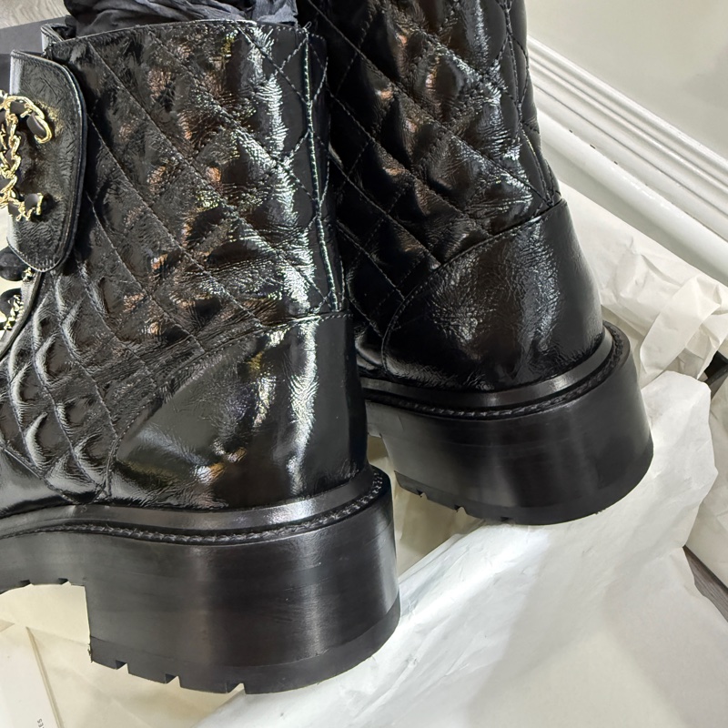99新香奈兒經典款短靴Chanel boot  尺寸 38碼-10