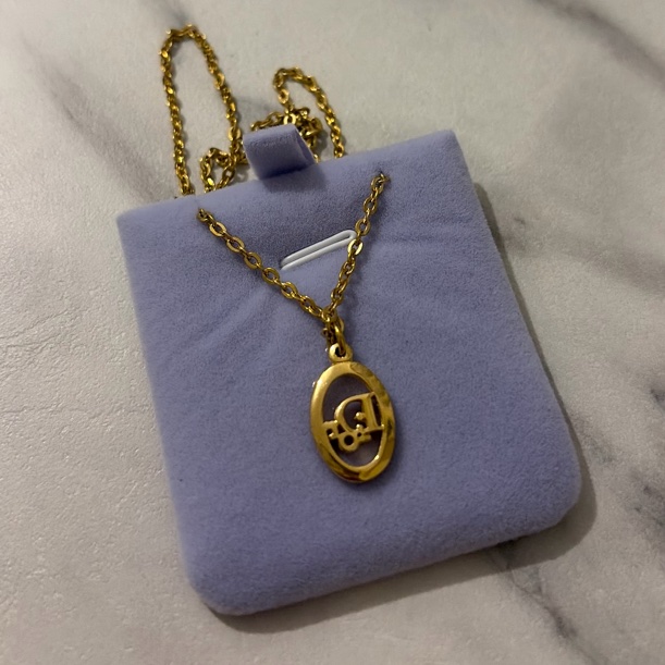 Dior 中古淺金色項鏈-5