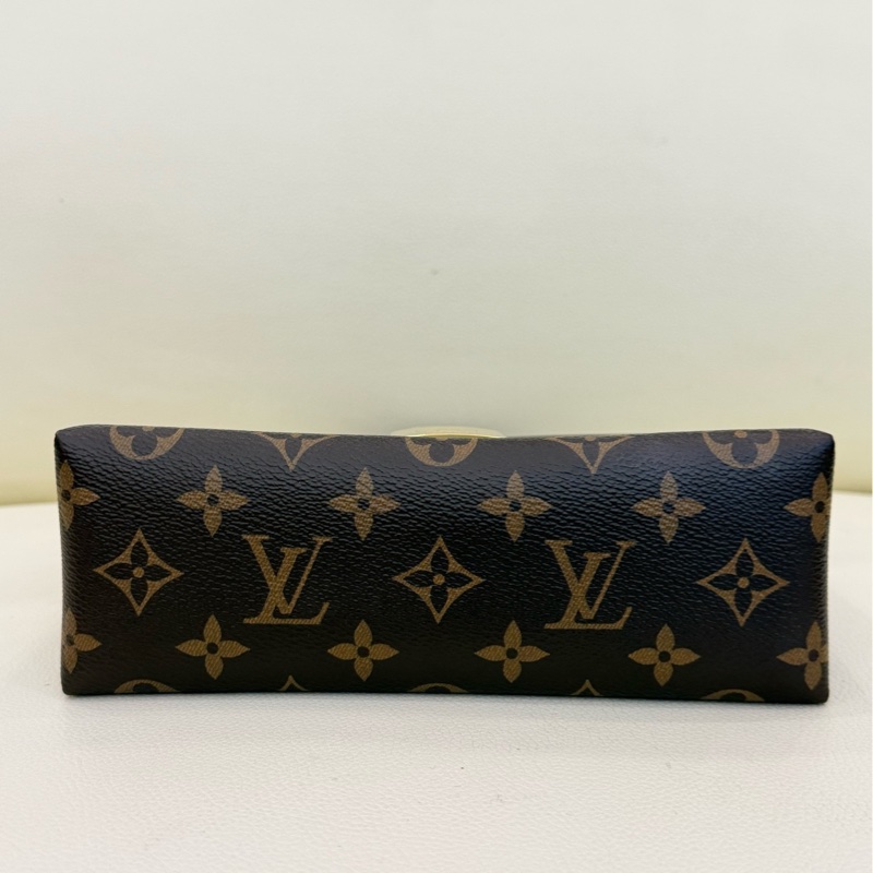 LV locky BB黑拼老花鎖頭手提單肩斜挎包 98新 時尚百搭 芯片款-4
