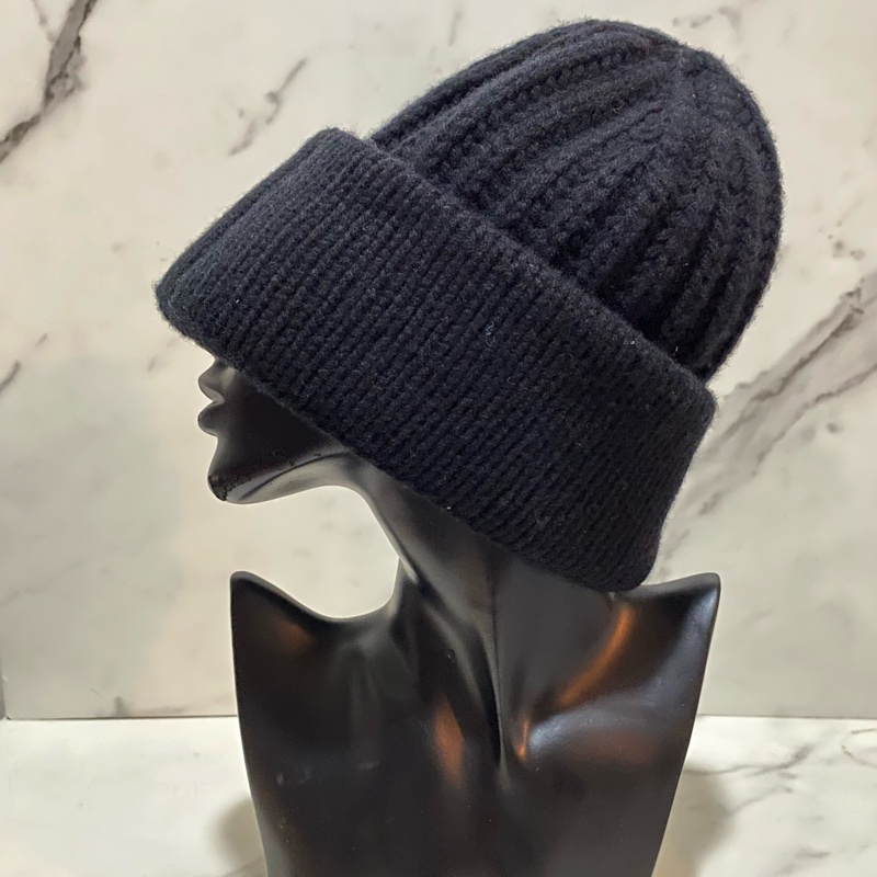 GUCCI 黑 GG LOGO 毛帽-7