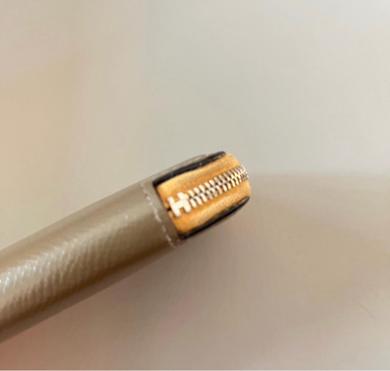 Hermes 稀有大象灰絲巾長夾 經典爆款 甜甜價售出-23