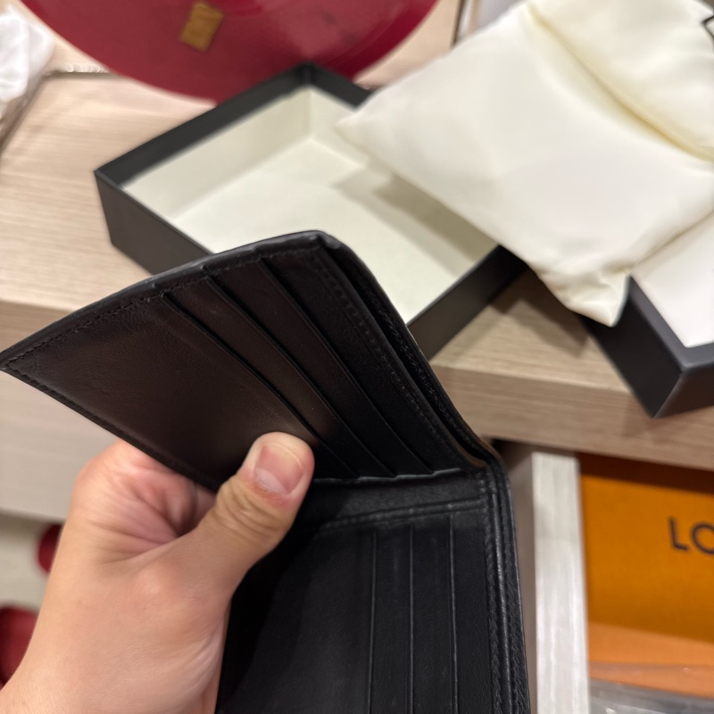 Gucci經典壓紋短夾 滿版 卡夾 8夾層-9