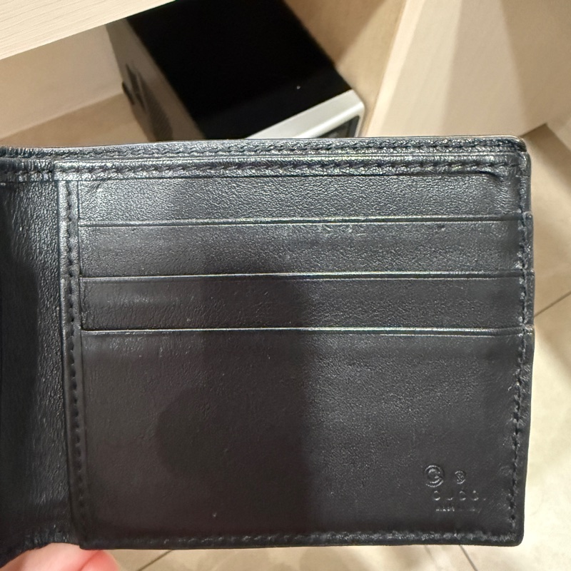 Gucci經典壓紋短夾 滿版 卡夾 8夾層-14