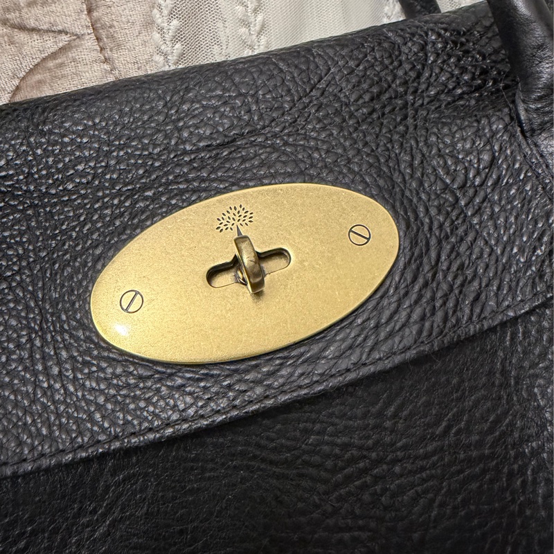 瑪柏莉 貝斯沃特   黑色皮革 托特包 手提包 腋下包側背包 皮革 中古 英倫風  mulberry bayswater black shoulder bag-6