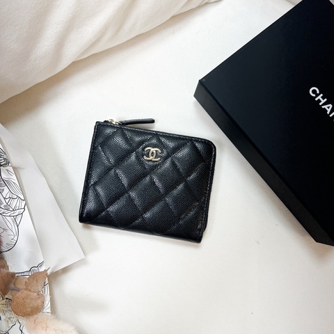 全新🖤Chanel L型拉鍊零錢卡包｜短夾