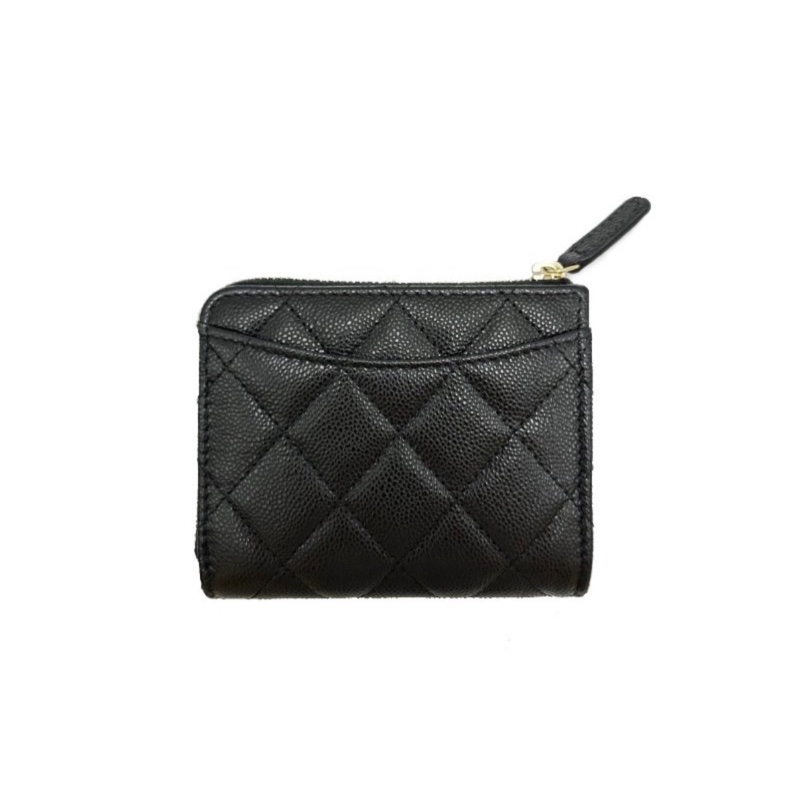 全新🖤Chanel L型拉鍊零錢卡包｜短夾-2