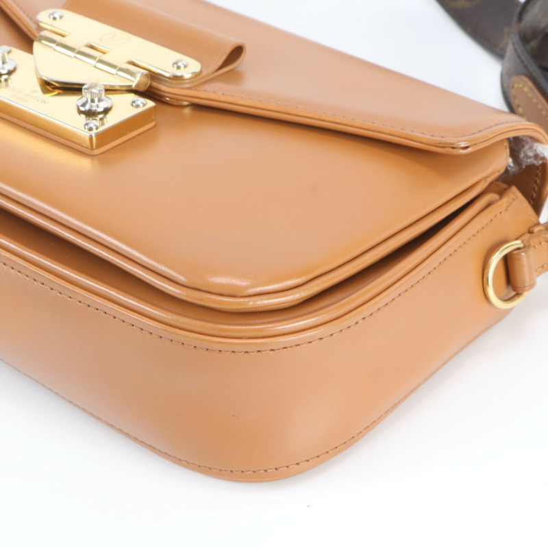 路易威登女士RFID防護Swing榛果色M20396兩用肩背包/斜背包-5