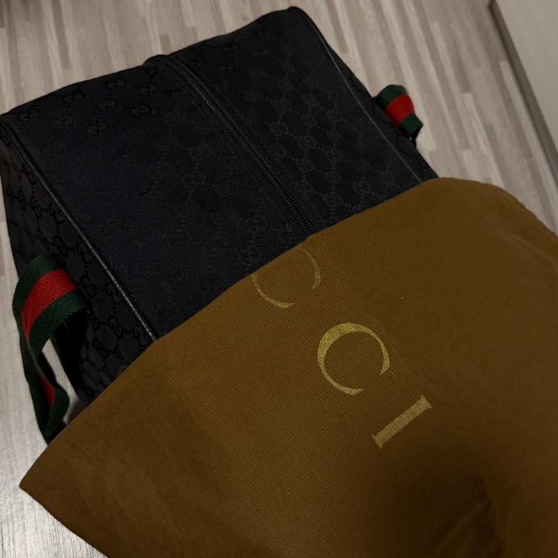 Gucci  經典配色  旅行袋   登機袋-4