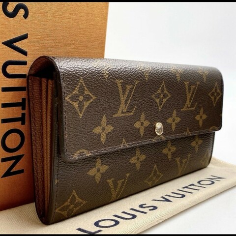 極美品／日本二手LV長夾／拉鏈零錢袋／CA0123／6卡