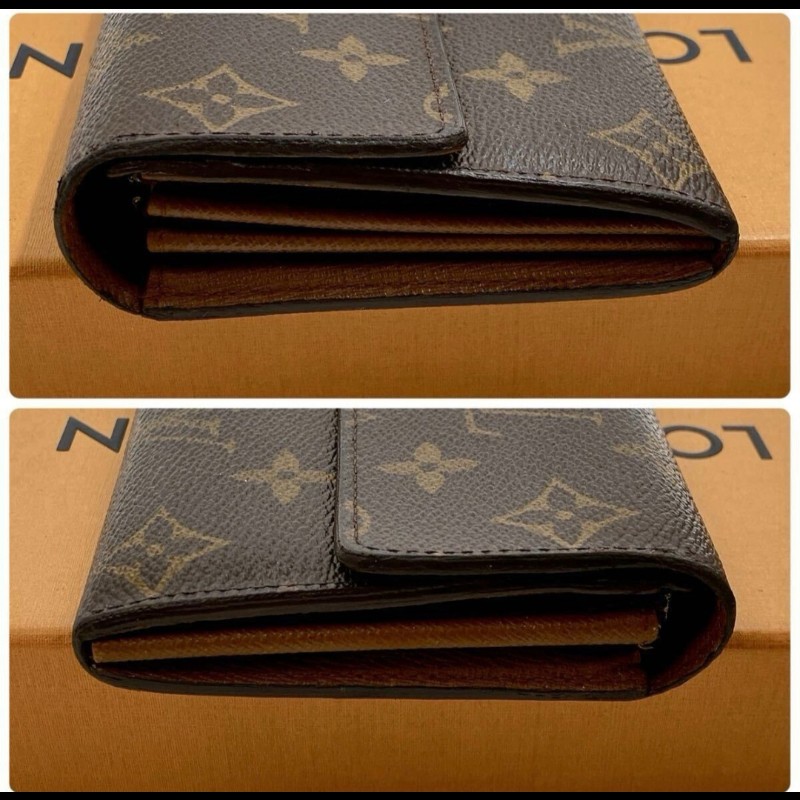 極美品／日本二手LV長夾／拉鏈零錢袋／CA0123／6卡-5