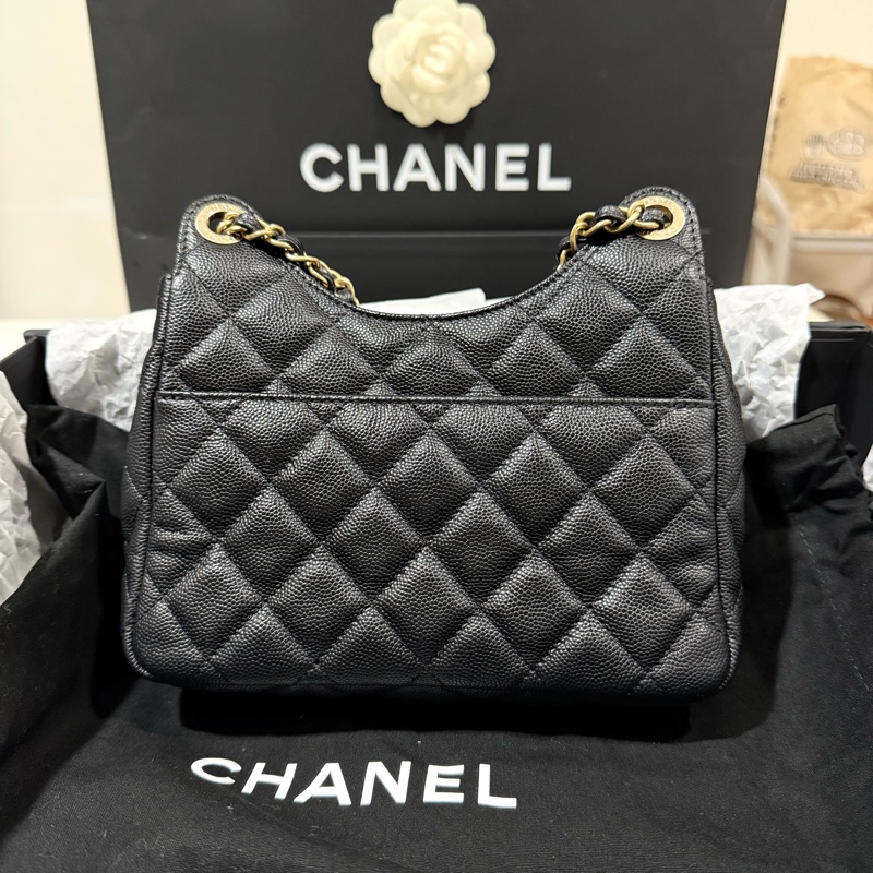 CHANEL 天貓精靈 荔枝皮 HOBO-1