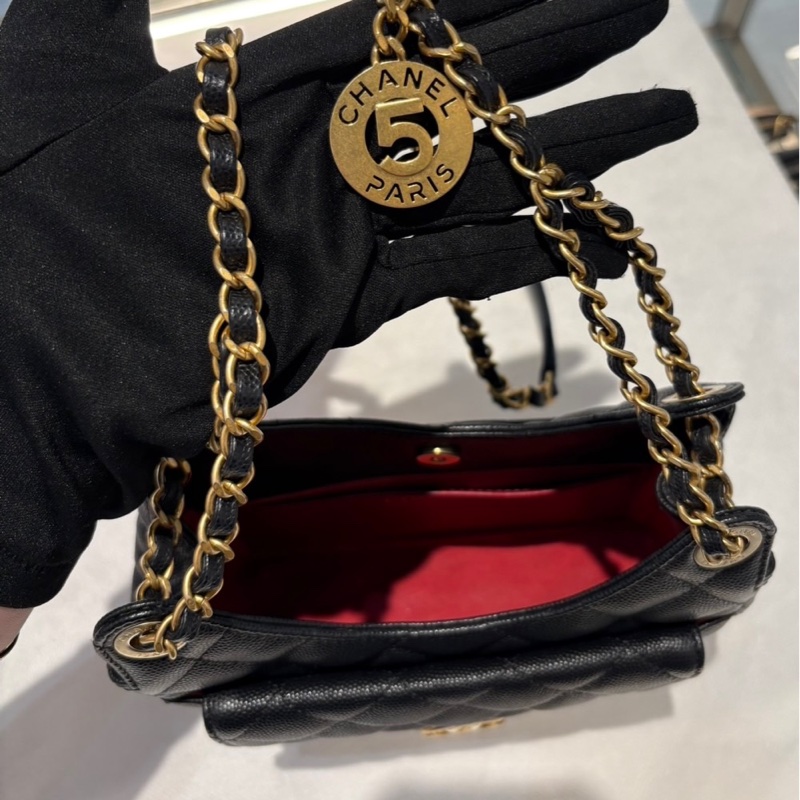 CHANEL 天貓精靈 荔枝皮 HOBO-4