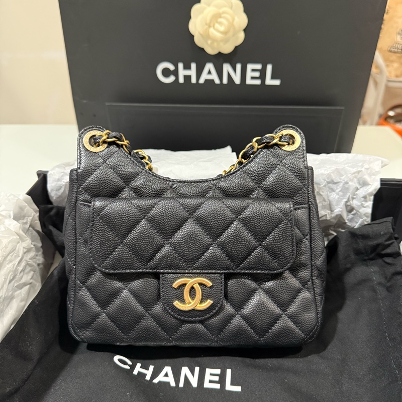 CHANEL 天貓精靈 荔枝皮 HOBO-11