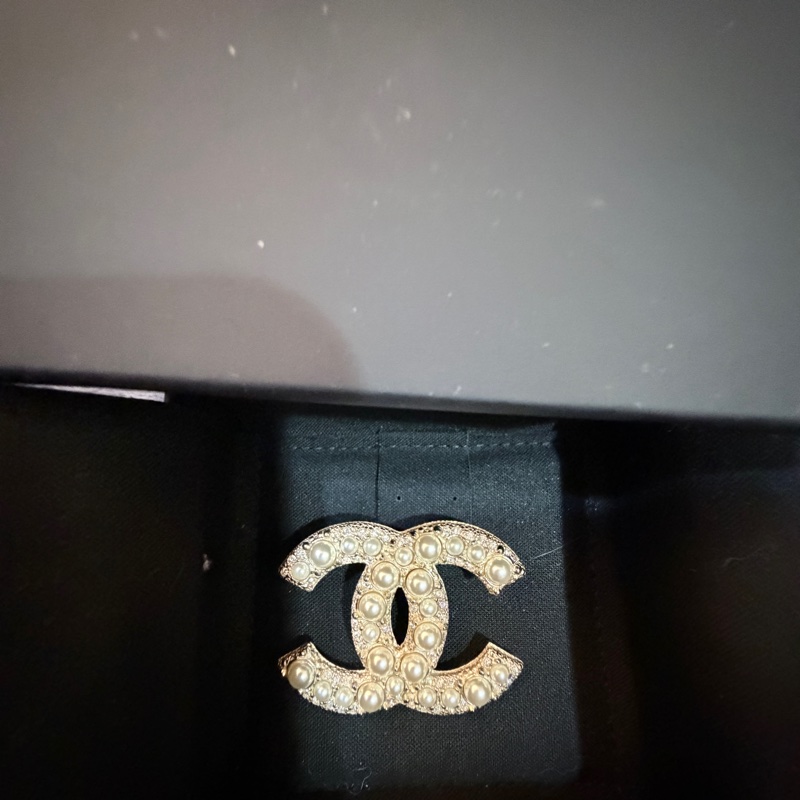 Chanel權全新珍珠胸針-3