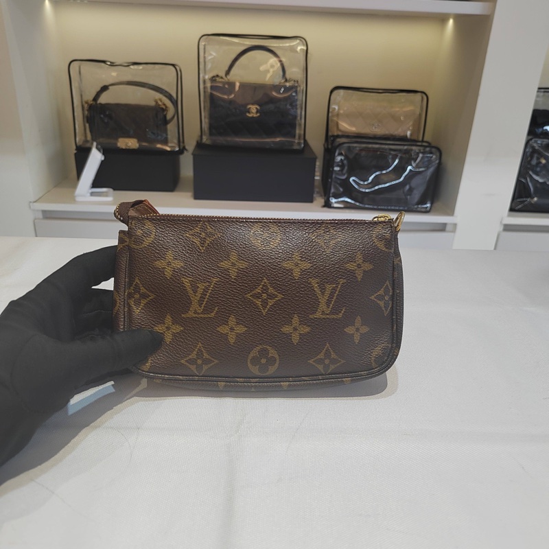 98新LV路易威登 中號麻將老花03年編碼-1