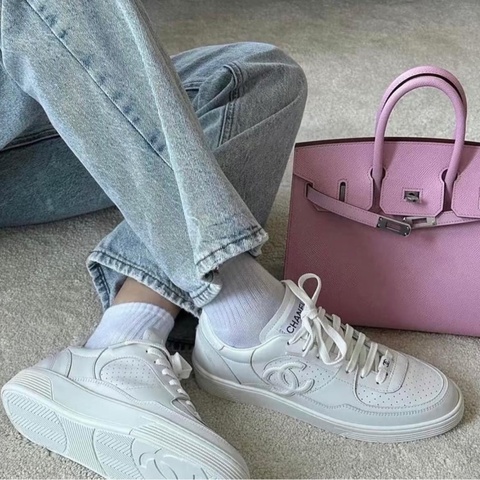 Chanel 香奈兒 空軍一號 小白鞋 39.5號