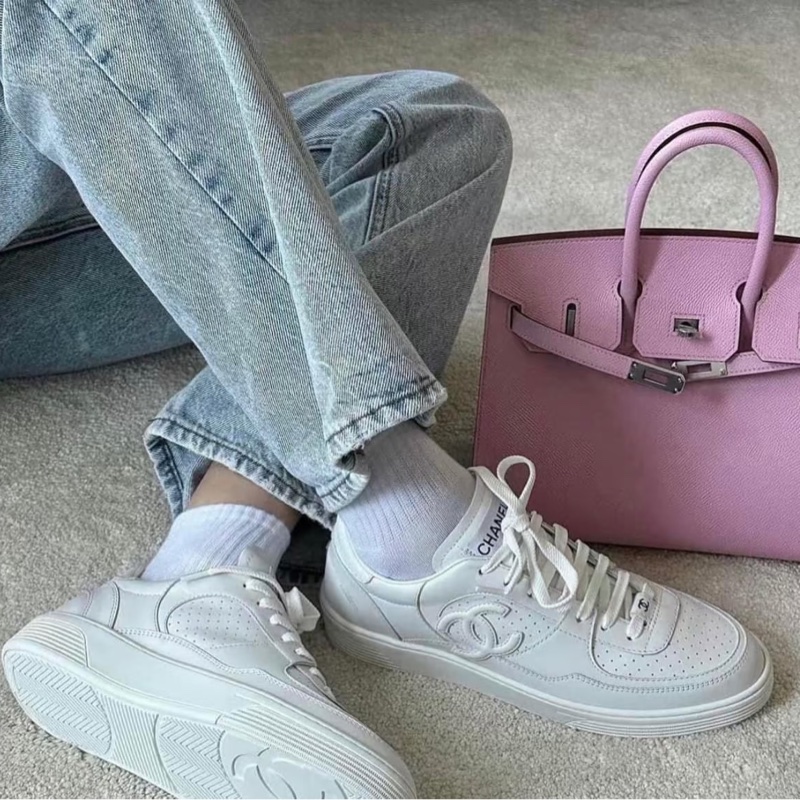 Chanel 香奈兒 空軍一號 小白鞋 39.5號-0