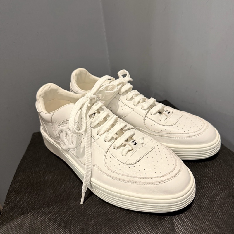 Chanel 香奈兒 空軍一號 小白鞋 39.5號-2