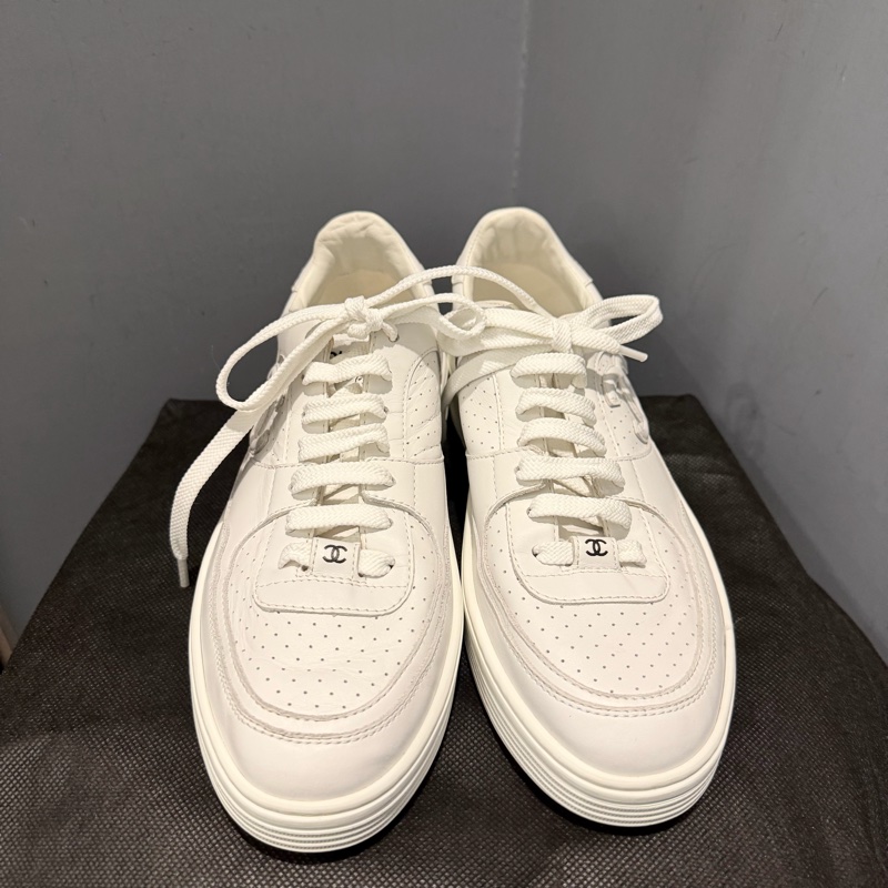 Chanel 香奈兒 空軍一號 小白鞋 39.5號-3