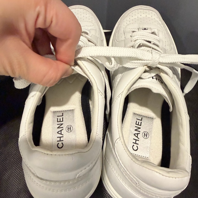 Chanel 香奈兒 空軍一號 小白鞋 39.5號-4