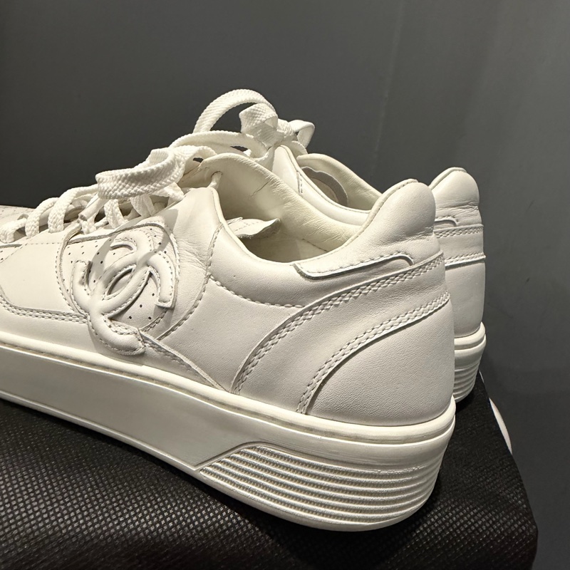 Chanel 香奈兒 空軍一號 小白鞋 39.5號-18