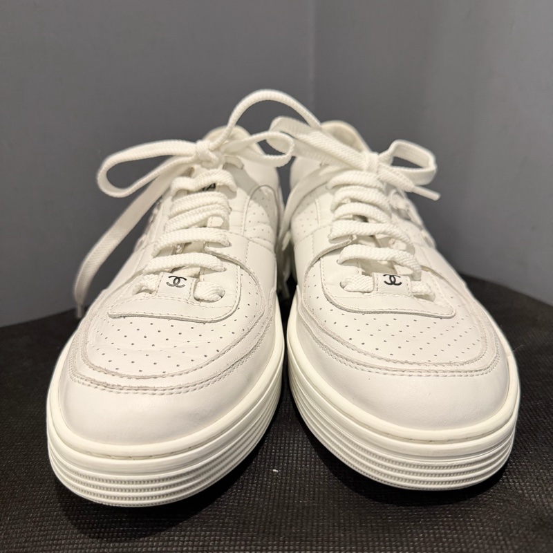 Chanel 香奈兒 空軍一號 小白鞋 39.5號-20