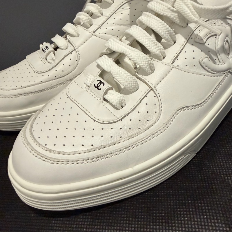 Chanel 香奈兒 空軍一號 小白鞋 39.5號-21