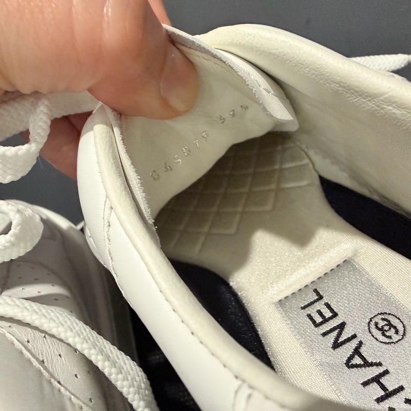 Chanel 香奈兒 空軍一號 小白鞋 39.5號-23