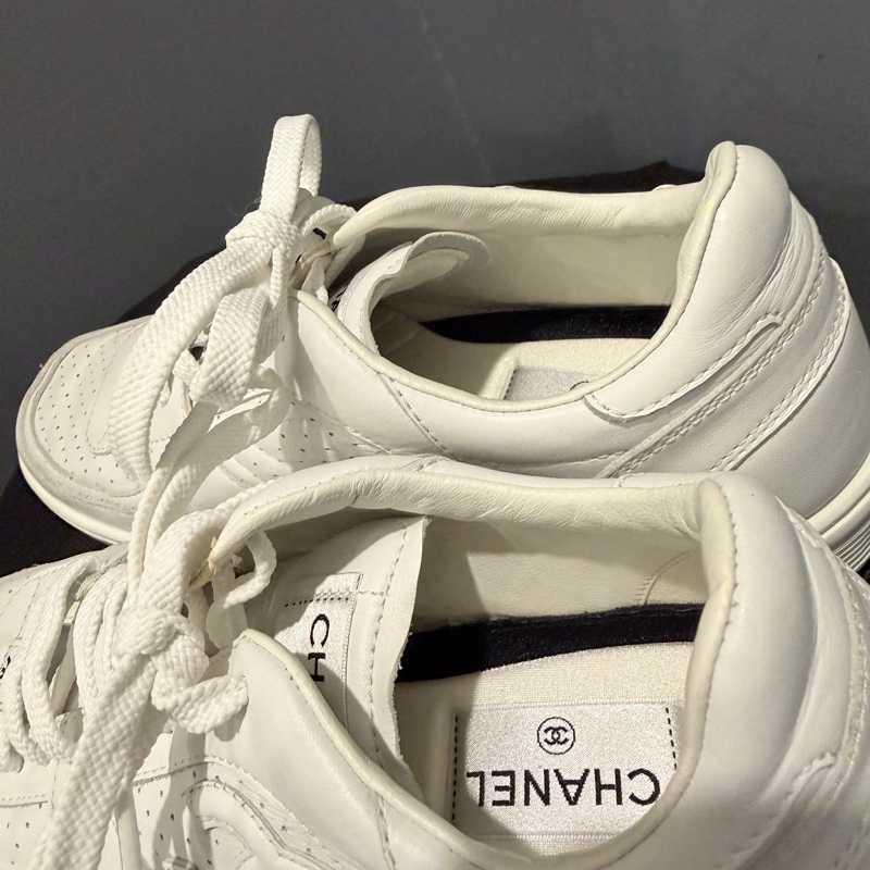 Chanel 香奈兒 空軍一號 小白鞋 39.5號-31