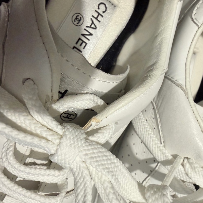 Chanel 香奈兒 空軍一號 小白鞋 39.5號-34