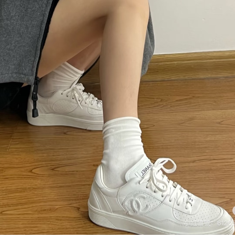 Chanel 香奈兒 空軍一號 小白鞋 39.5號-37