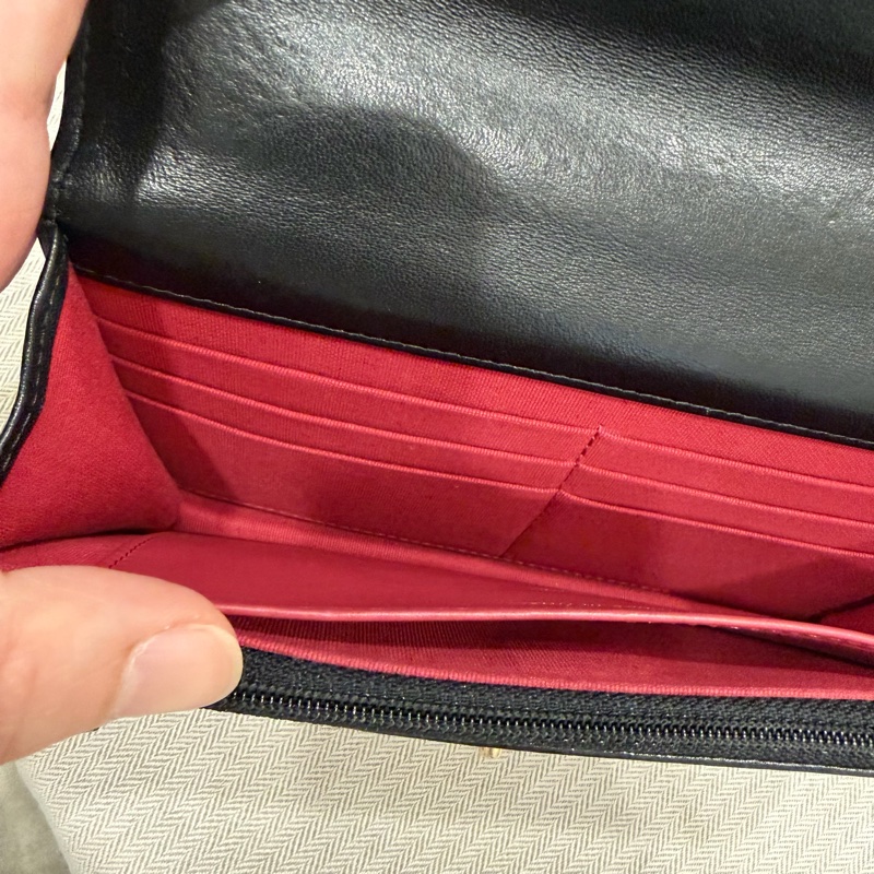 Chanel 香奈兒 晶片款 19woc 黑金-10