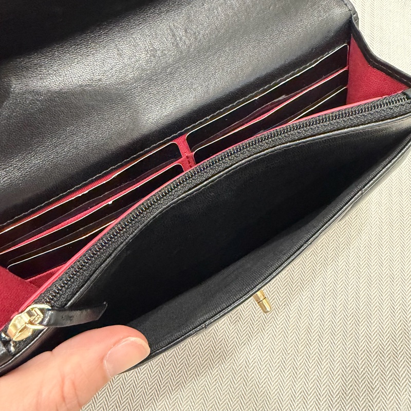 Chanel 香奈兒 晶片款 19woc 黑金-14