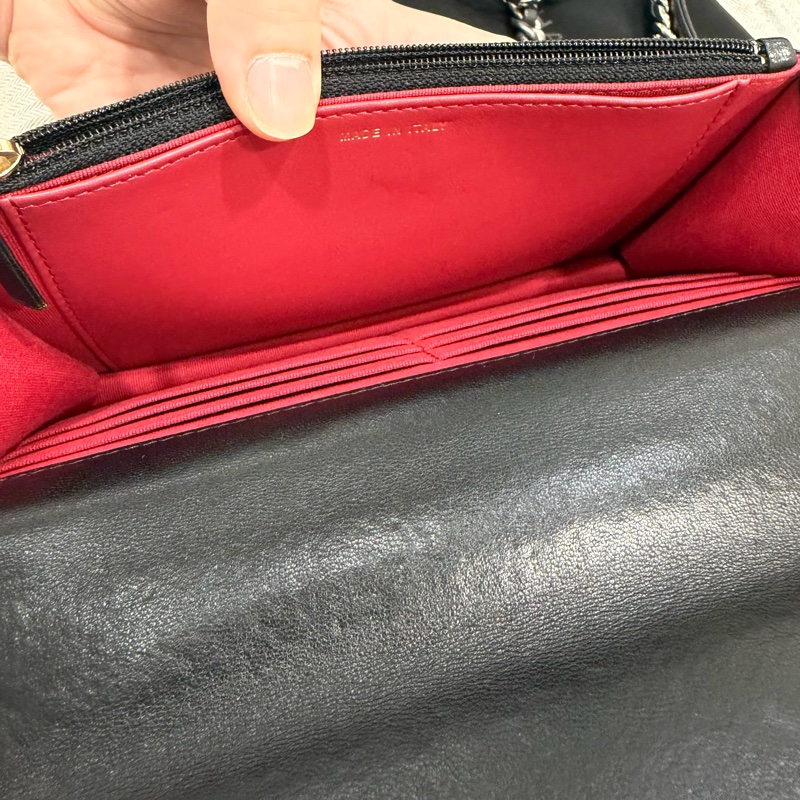 Chanel 香奈兒 晶片款 19woc 黑金-15