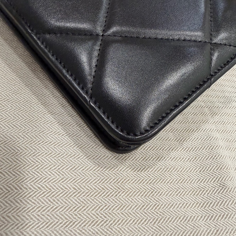 Chanel 香奈兒 晶片款 19woc 黑金-23