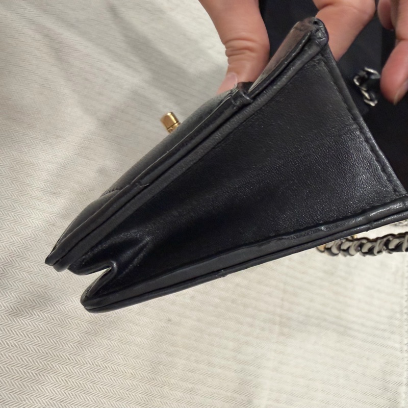 Chanel 香奈兒 晶片款 19woc 黑金-28