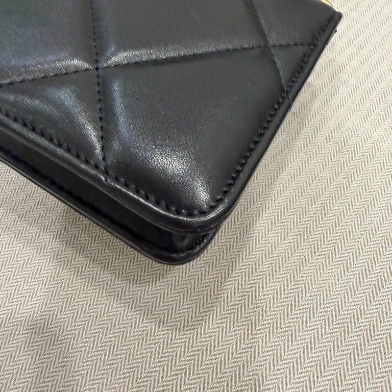 Chanel 香奈兒 晶片款 19woc 黑金-35