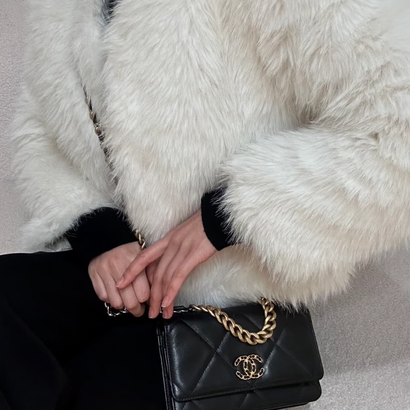 Chanel 香奈兒 晶片款 19woc 黑金-39