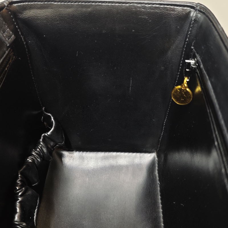 ChanelVintage 大金扣化妝箱相機包包 標齊-58