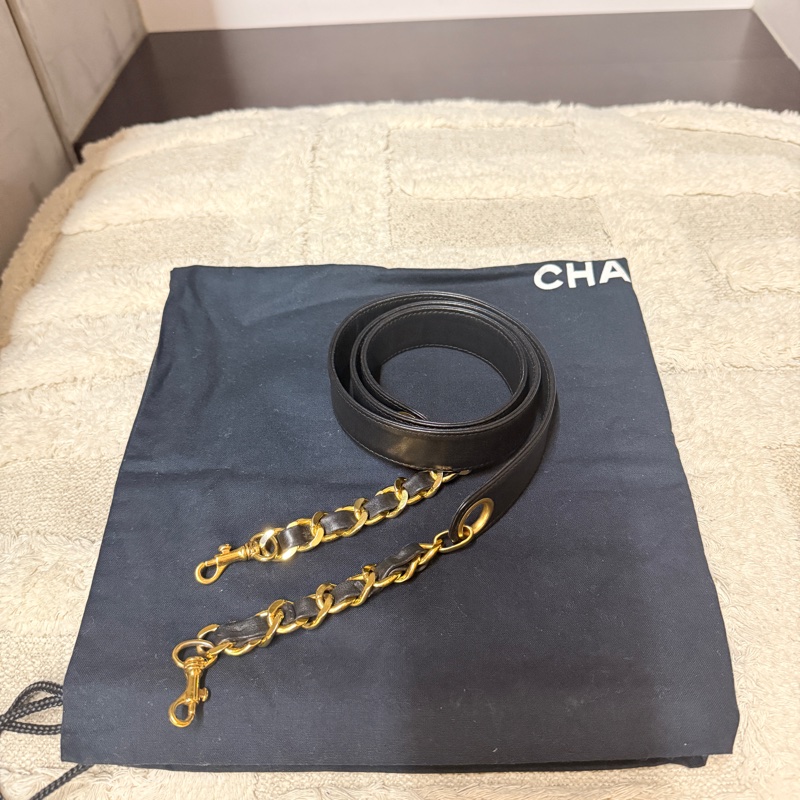 ChanelVintage 大金扣化妝箱相機包包 標齊-66