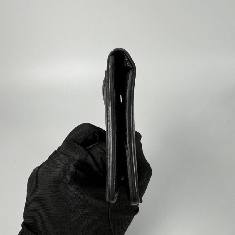 LOUIS VUITTON LV M61696 黑原花卡夾-3